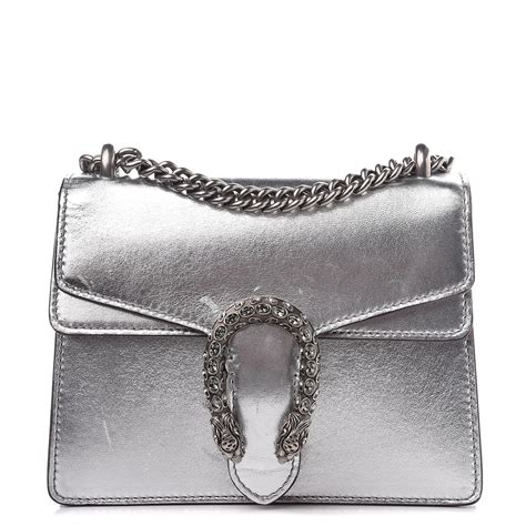 silver gucci handbag|Gucci silver clutch.